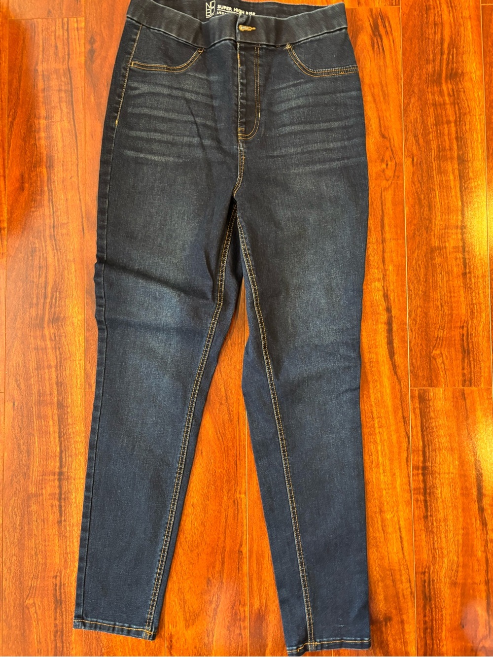 Women's Dark Blue Skinny Jeans - Stretch Slim Fit